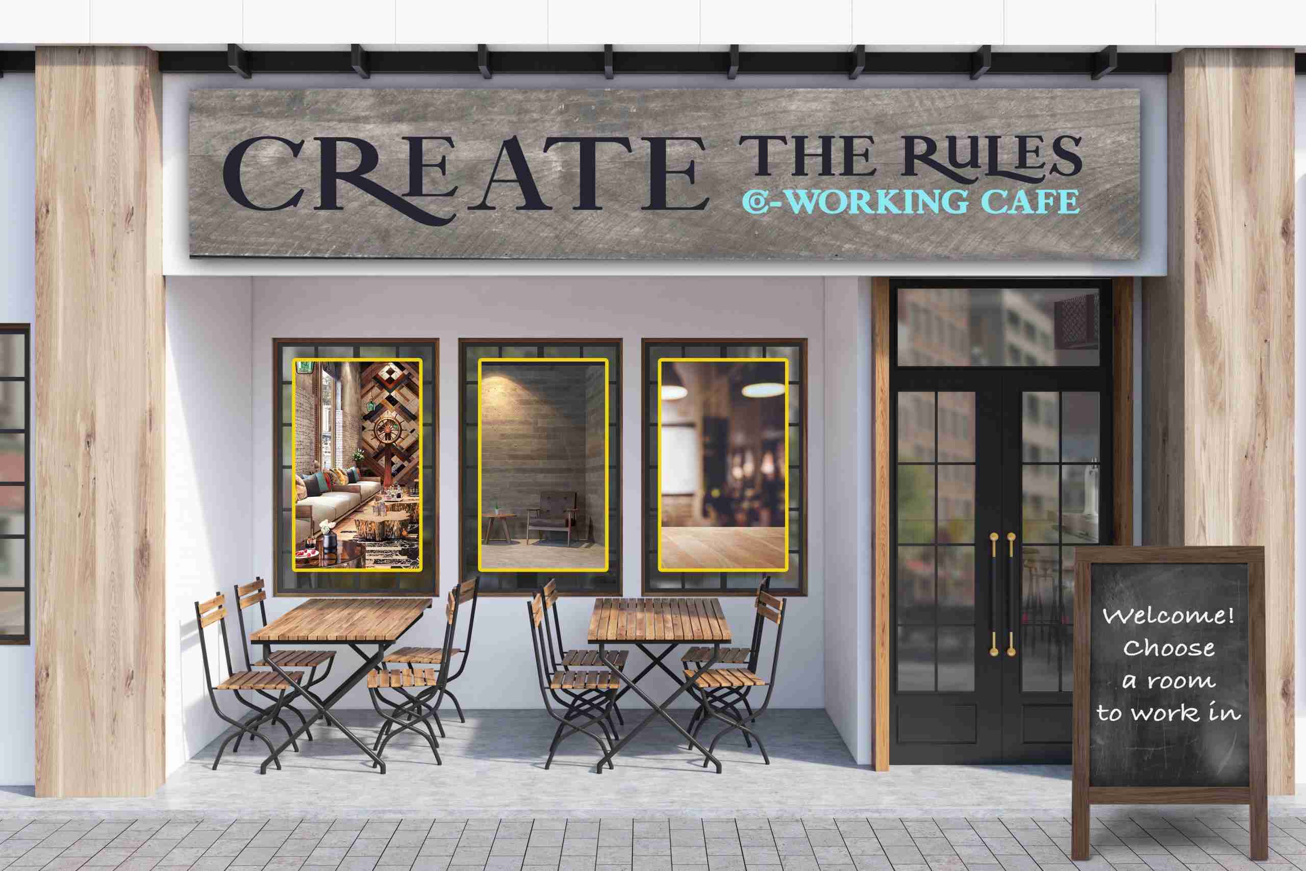 Create the rules working cafe.