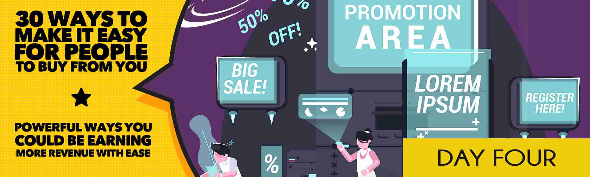 30 ways to make promotion easy for people.