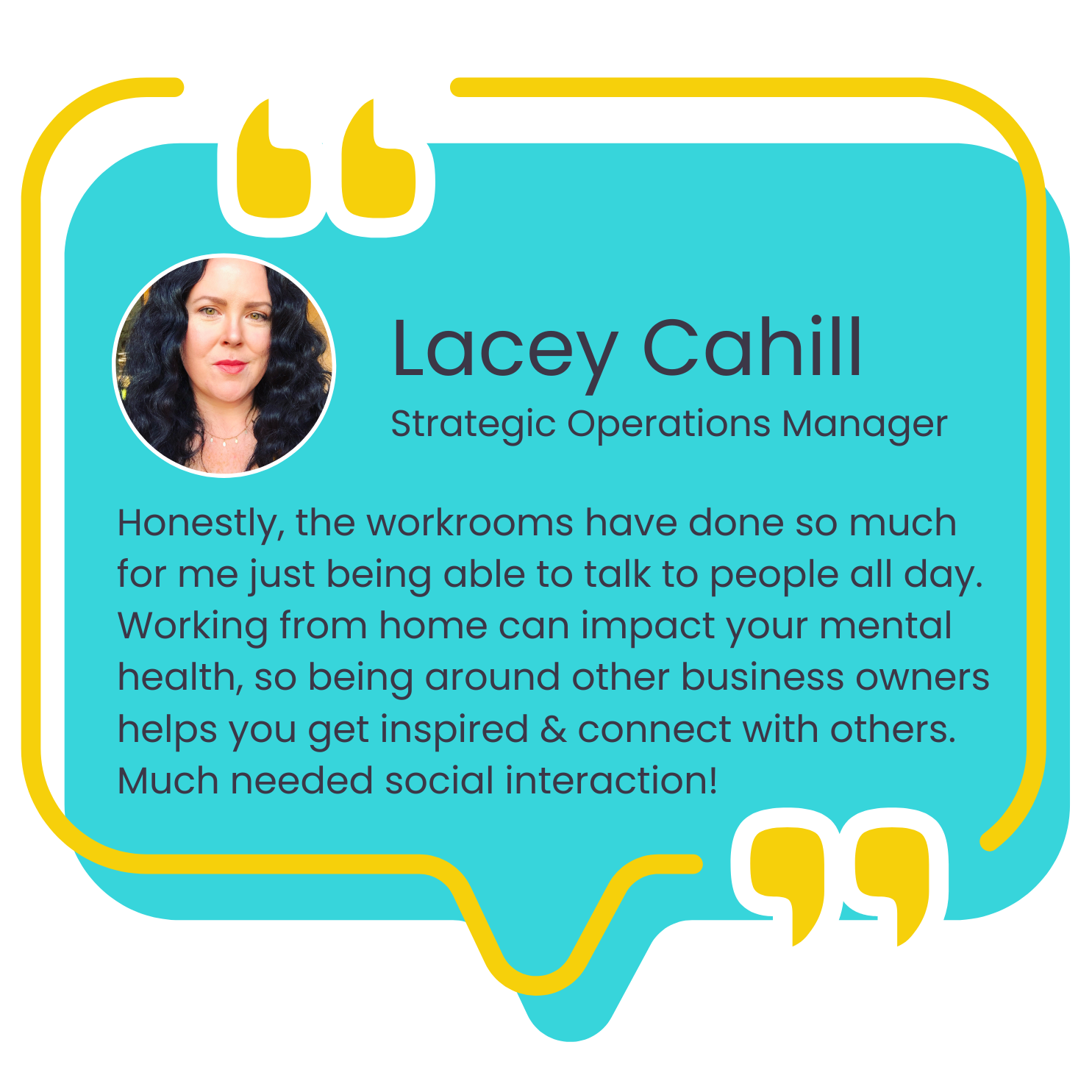 Lacey cahill strategic operations manager.