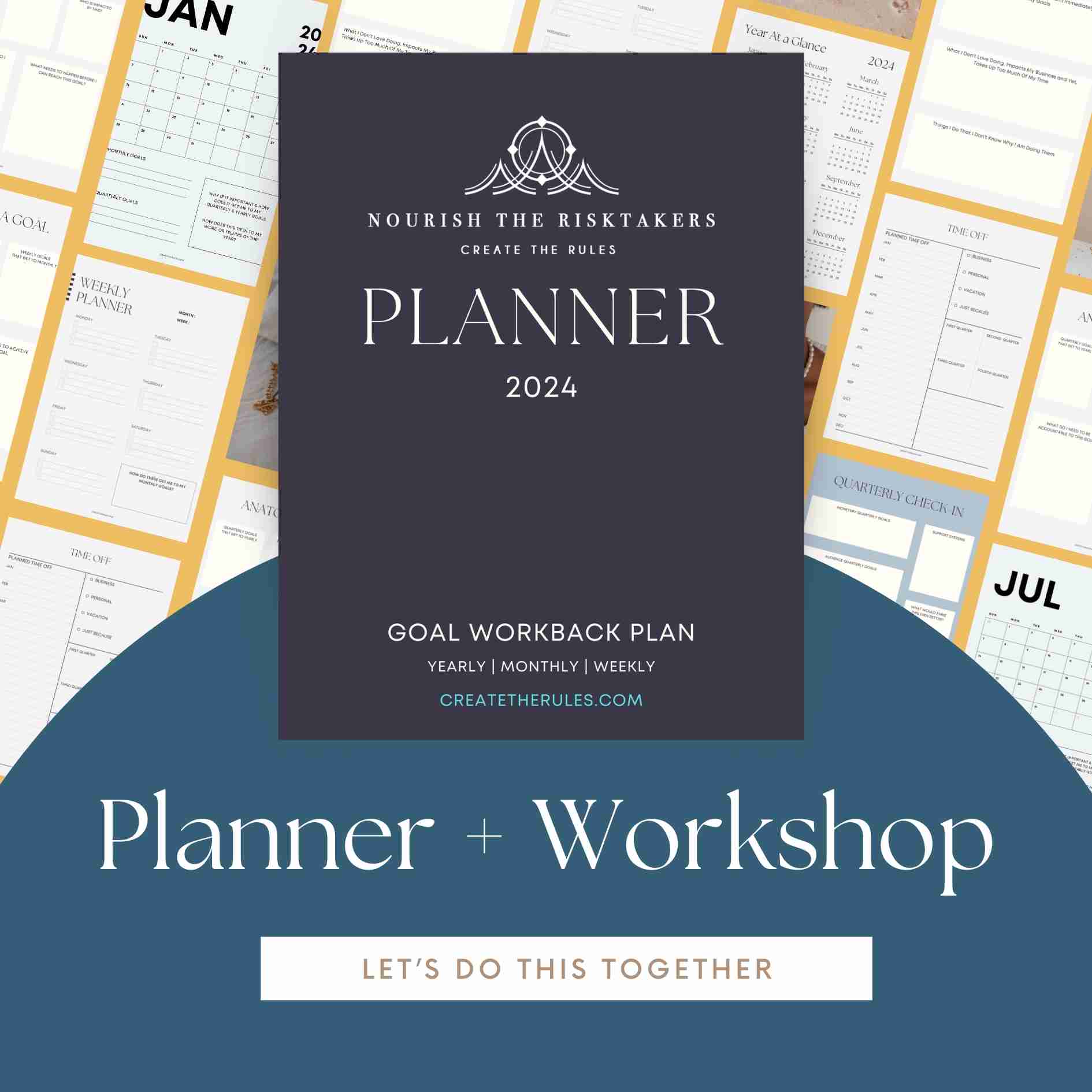 Planner + workbook workshop let's do this together.
