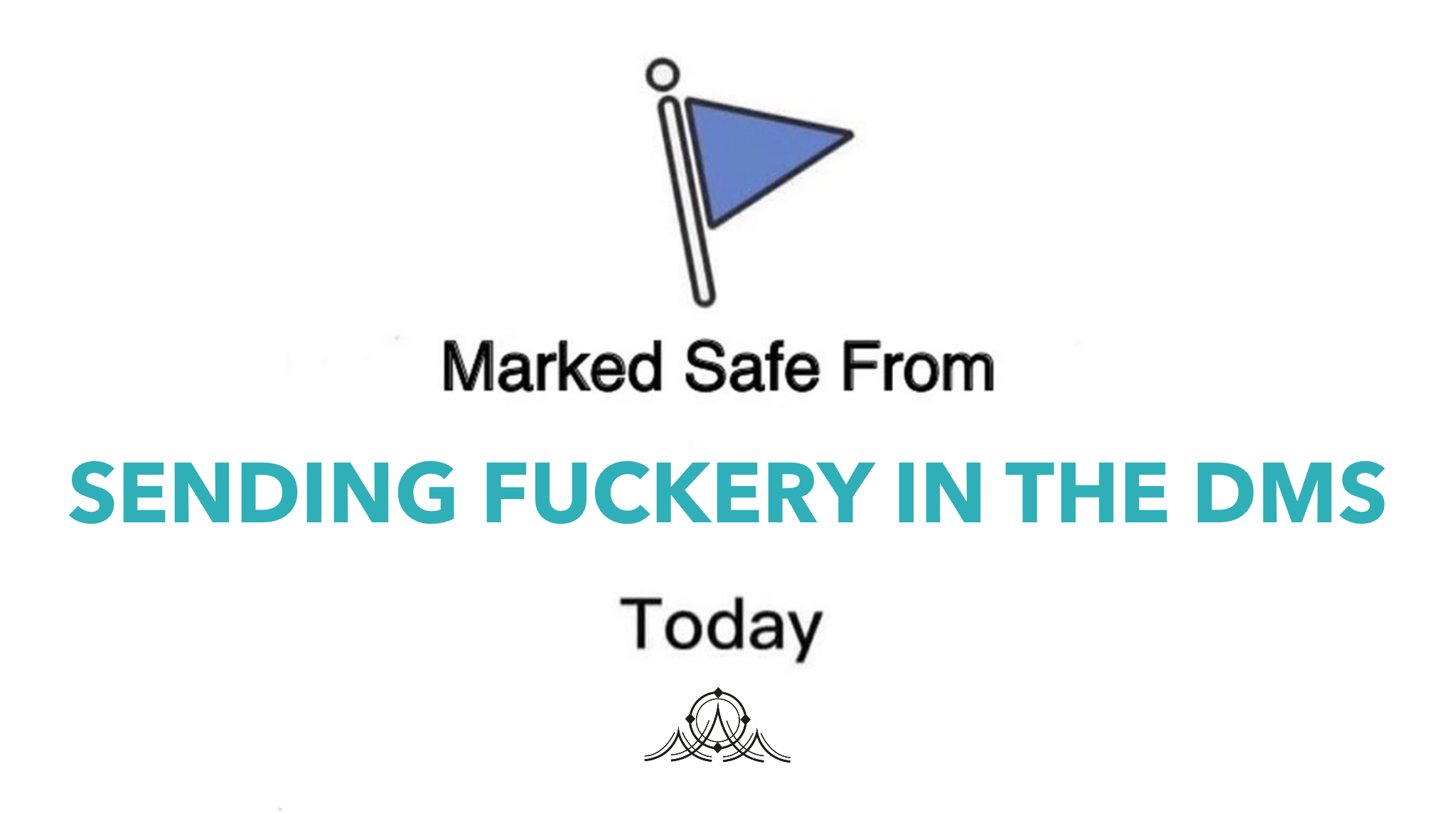 A graphic displaying a message of relief, highlighting the absence of unwanted direct messages for the day. A graphic displaying a message of relief, highlighting the absence of unwanted direct messages for the day.